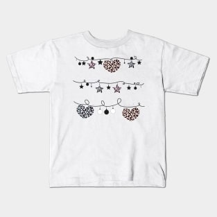 Leopard print light bulb Kids T-Shirt